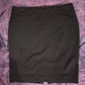 Express Dark Brown Pencil Skirt Size 2